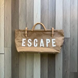 Forestbound ESCAPE Canvas Utility Bag In Khaki